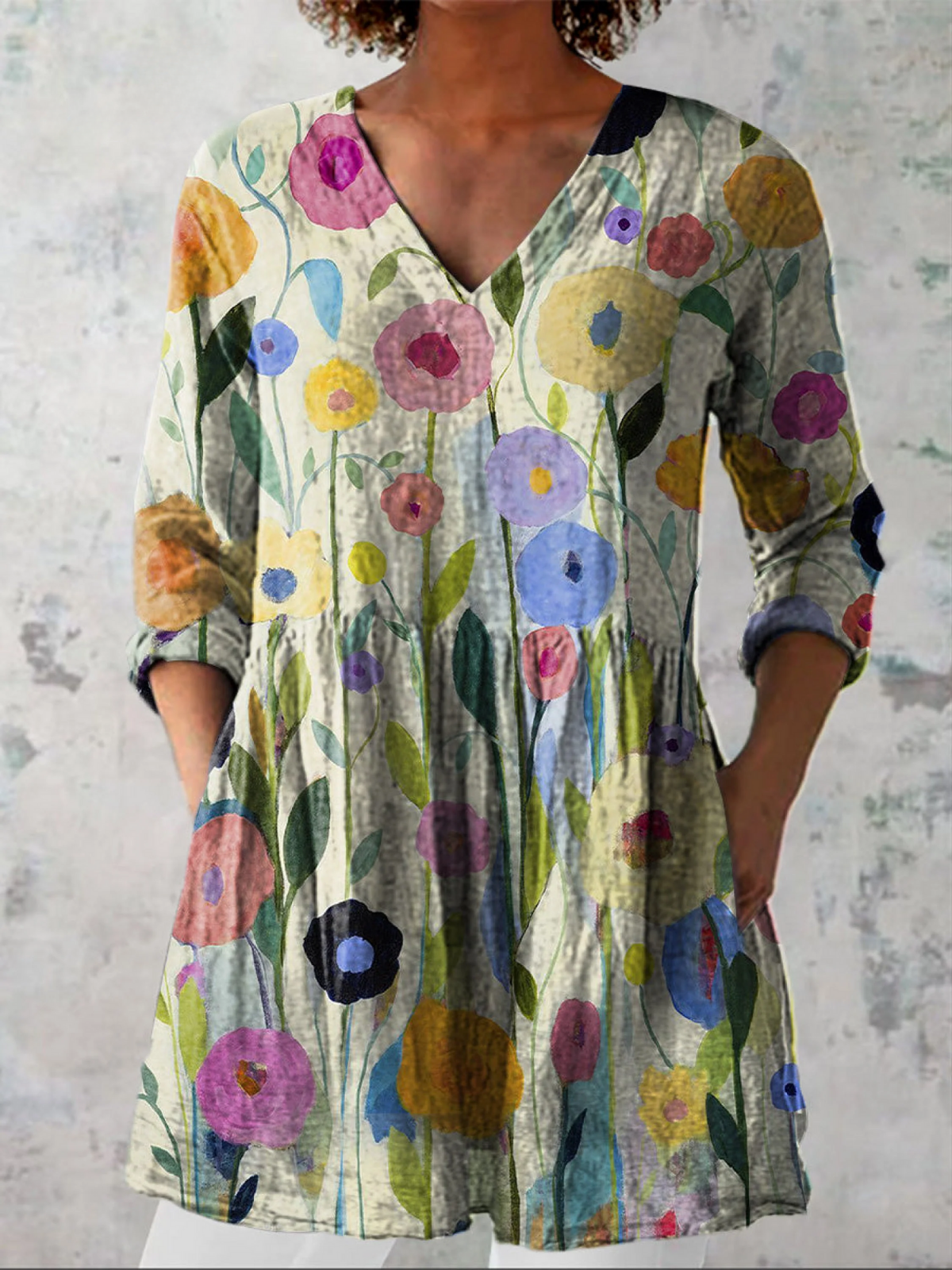 Ramona™ | Blusa amplia con diseño llamativo