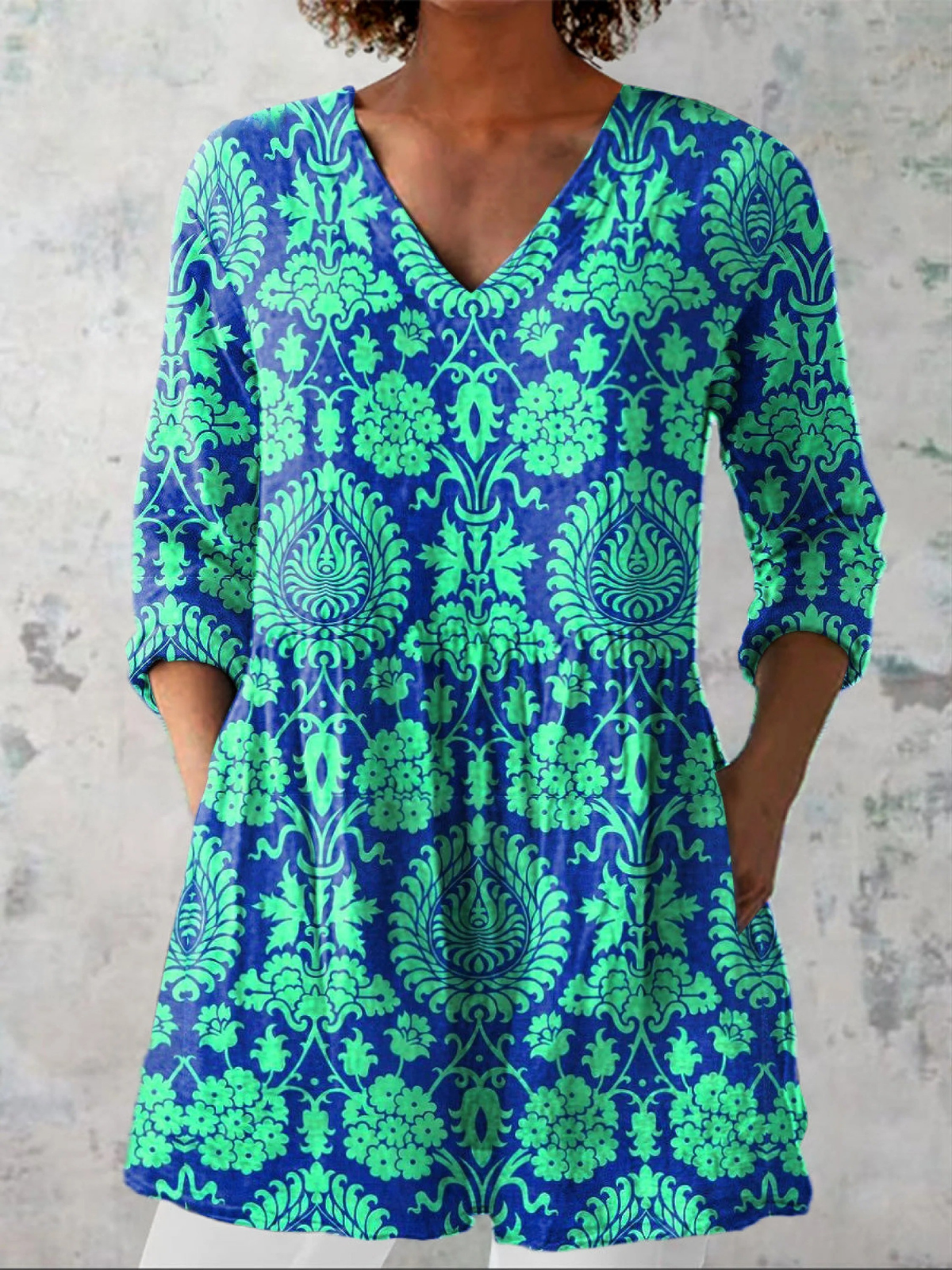 Leonor™ | Blusa amplia con diseño llamativo