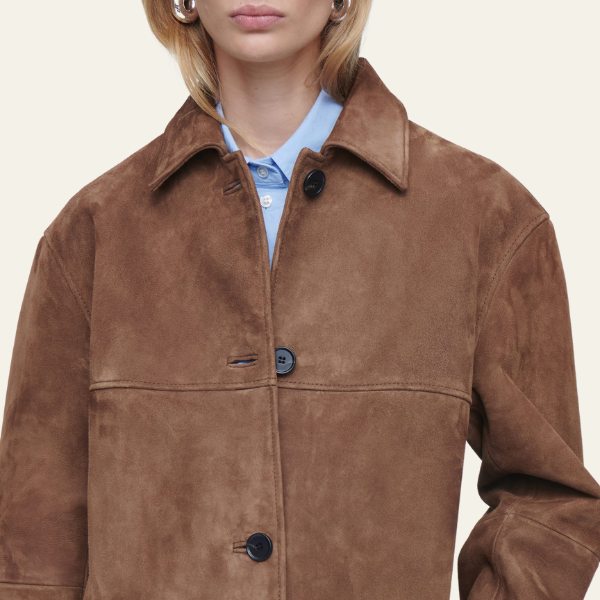 Lysandre™ | Chaqueta antelina cuello