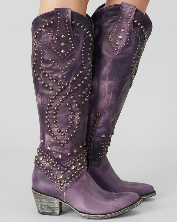 Iséa™ | Knee-high cowboy boots