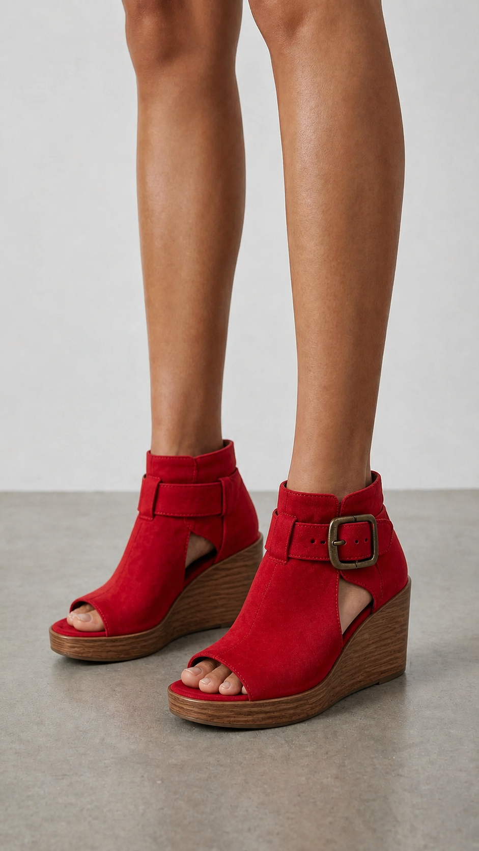 María Raquel™ | Botines abiertos con cuña