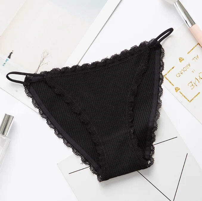 Marion™ | Bragas de encaje dulce a rayas