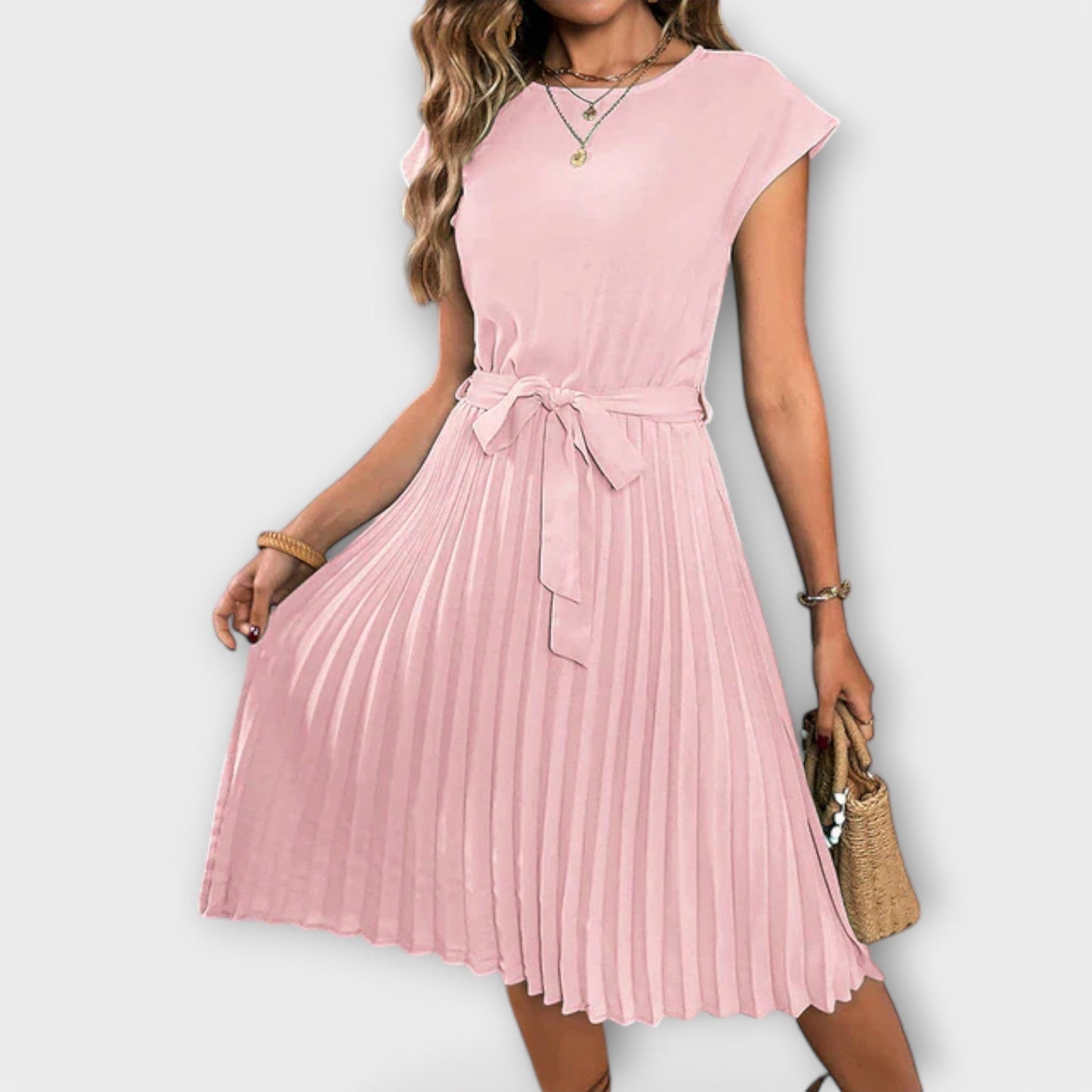 Victoria™ | Vestido Midi Plisado para el Verano