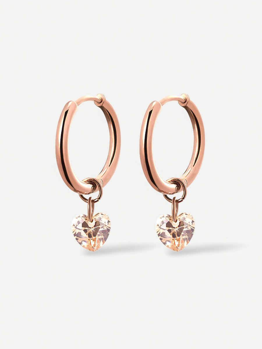 María Amor™ | Pendientes Corazón Delicado