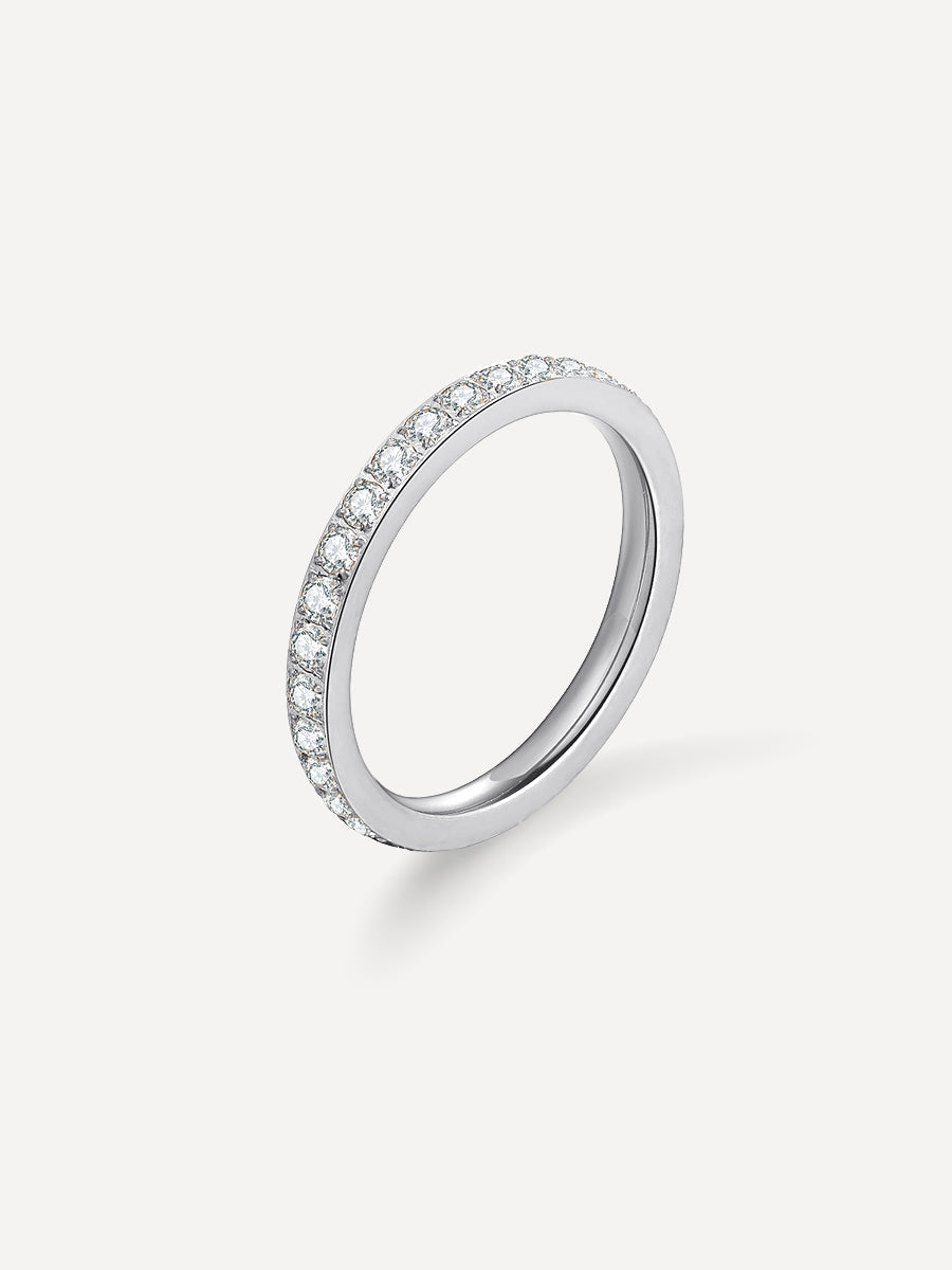 María Denia™ | Anillo Radiante de Brillo Claro