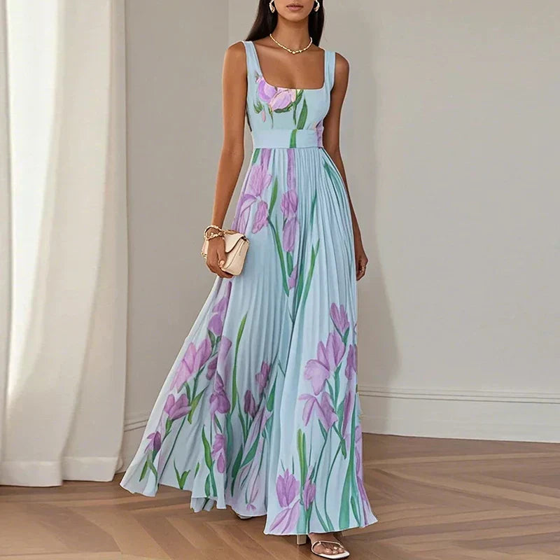 Jessenia™ | Floral A-Line Maxi Dress
