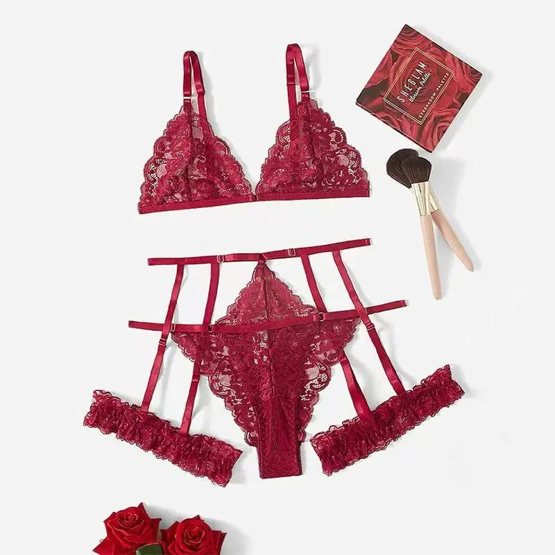 Éloïse™ | Conjunto de encaje con liguero, talla grande