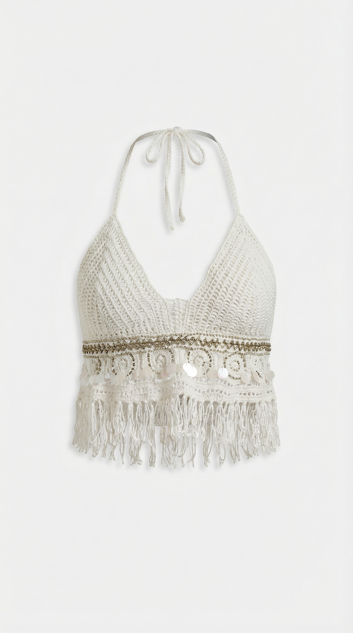 Livia Célestine™ | Boho Knit Halter Top