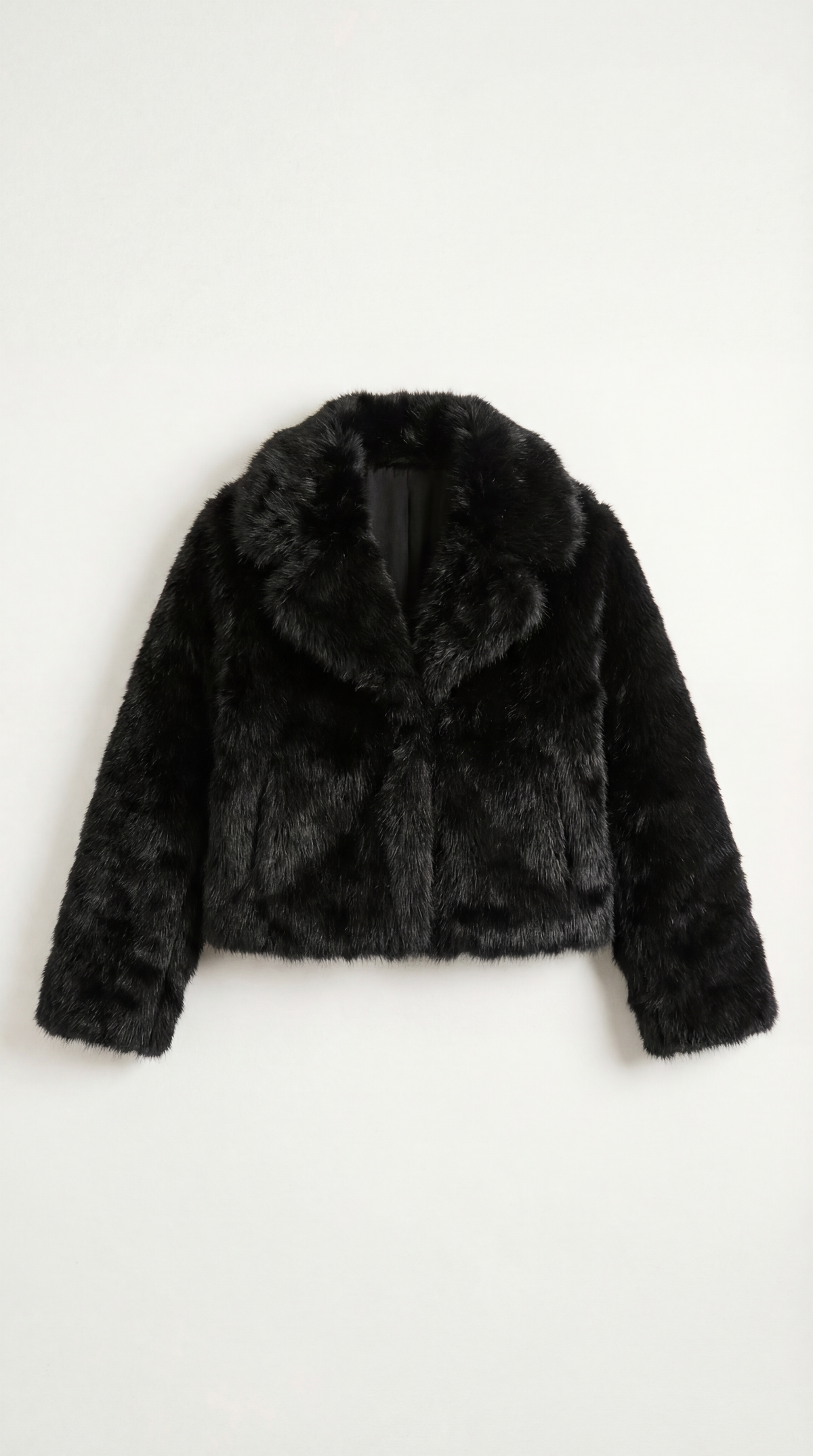 Alicia Sabela™ | Chaqueta de Piel Sintética Negra