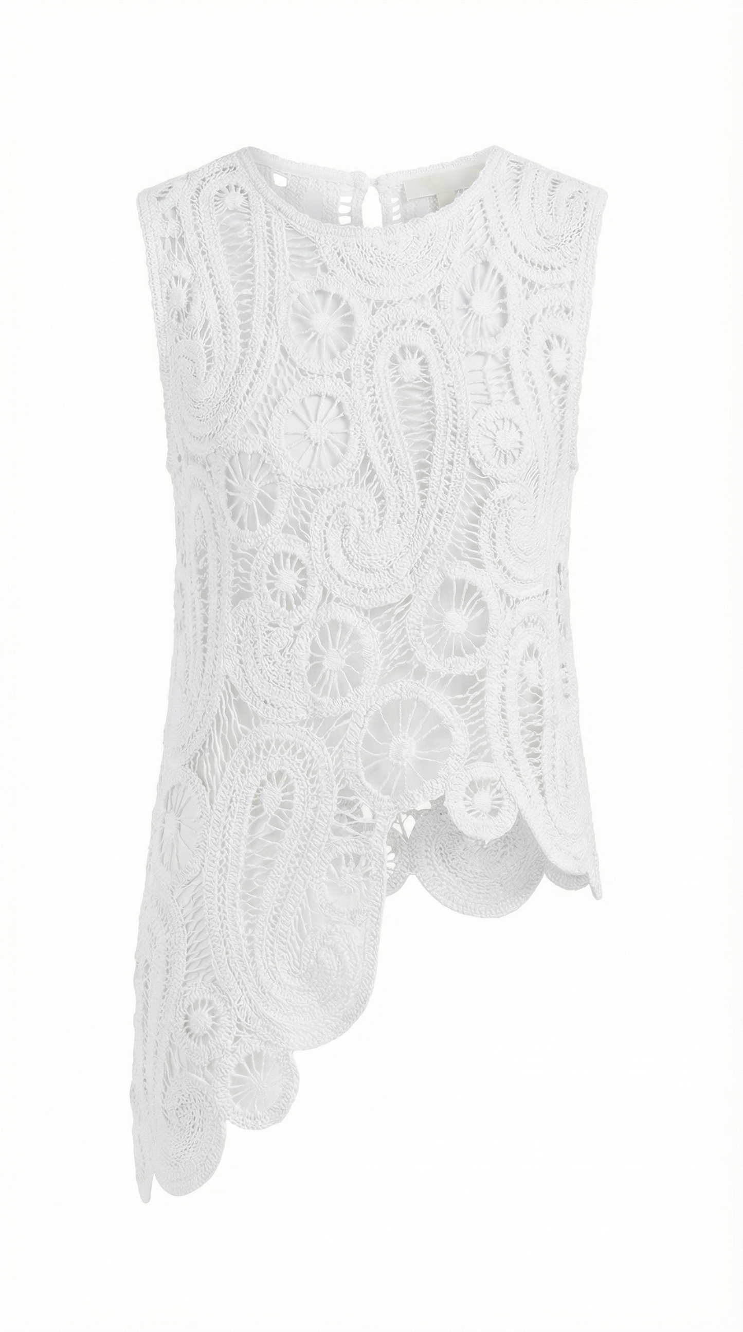 Roser Maritza™ | Blusa Asimétrica con Detalles de Encaje