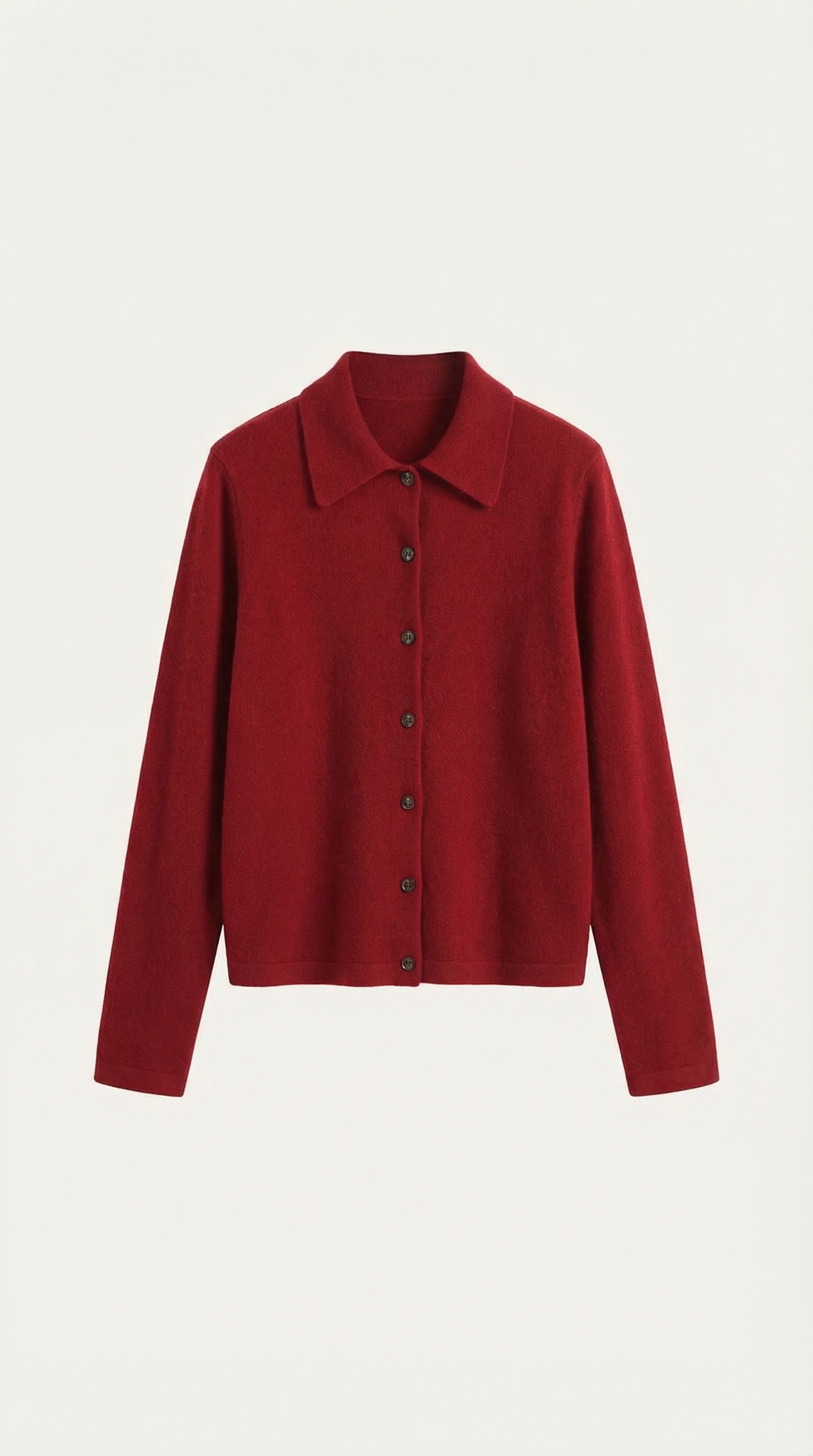 Jeanne Neus™ | Cárdigan de punto con cuello y botones