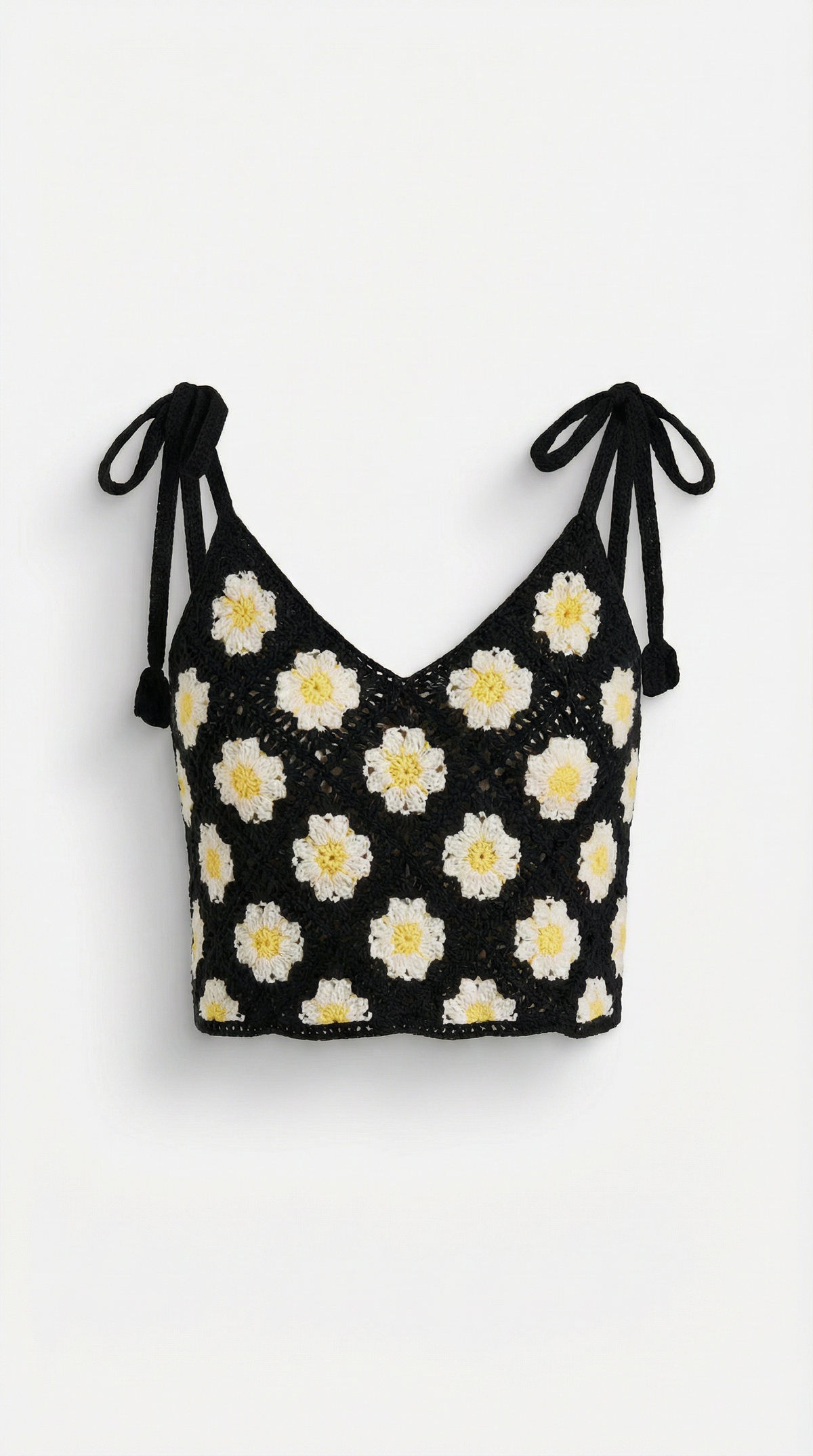 Ana Andrea™ | Blusa de Tirantes de Ganchillo Gretchen