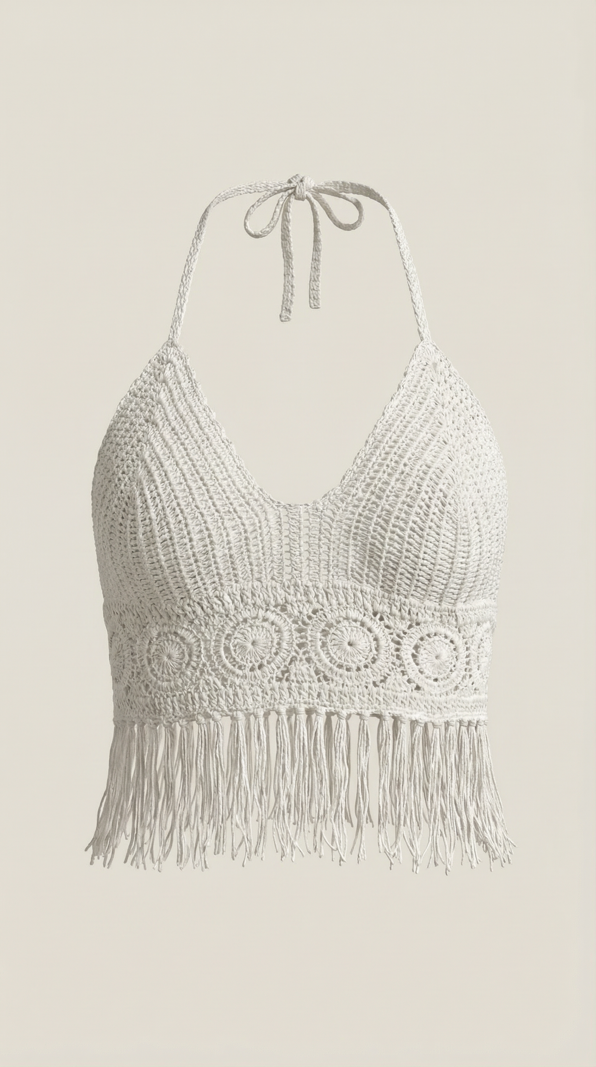 Ana Sara™ | Fringed Halter Top Harriet