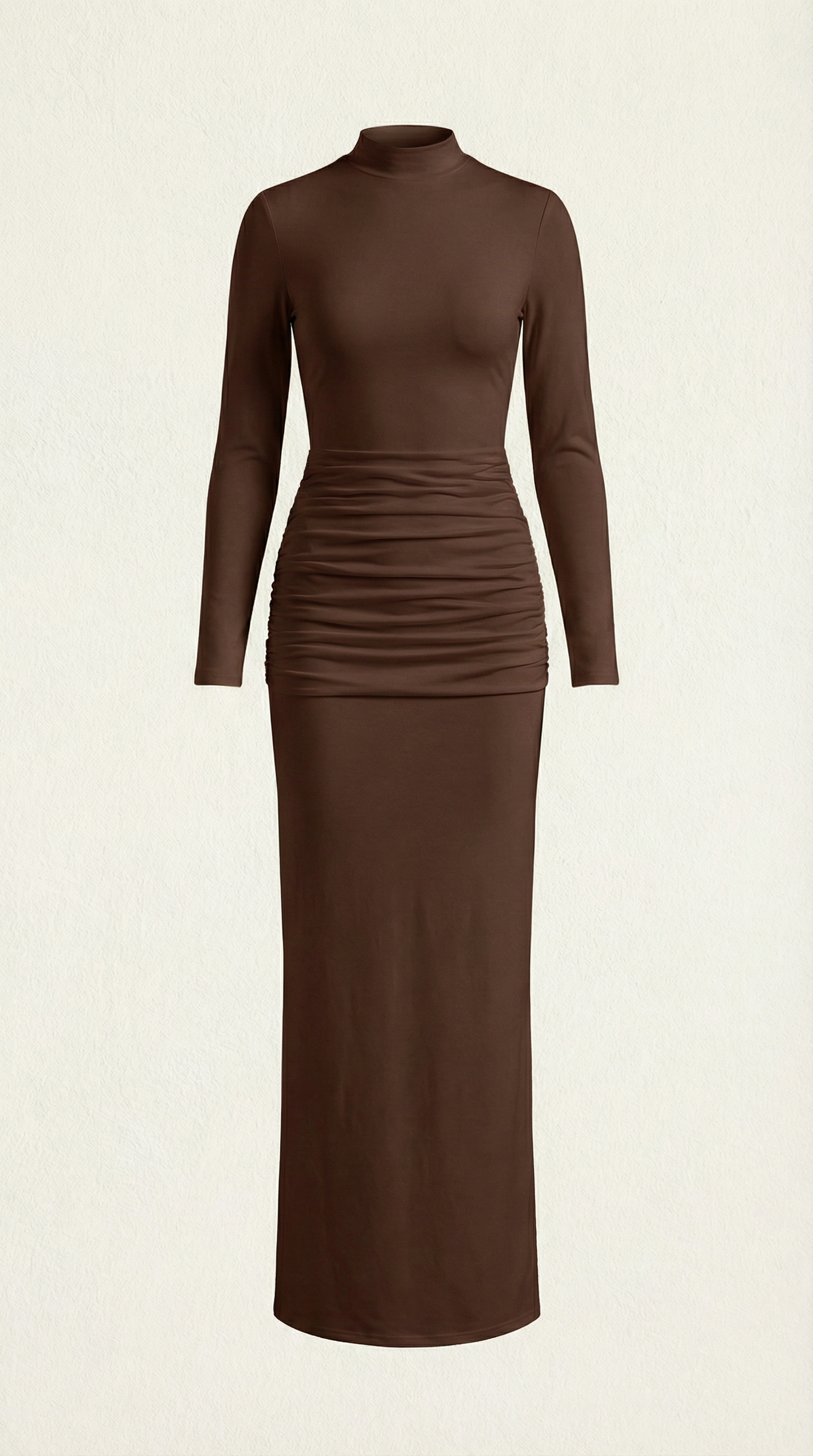Ana Paula™ | Maxi Vestido Krista de Cuello Alto