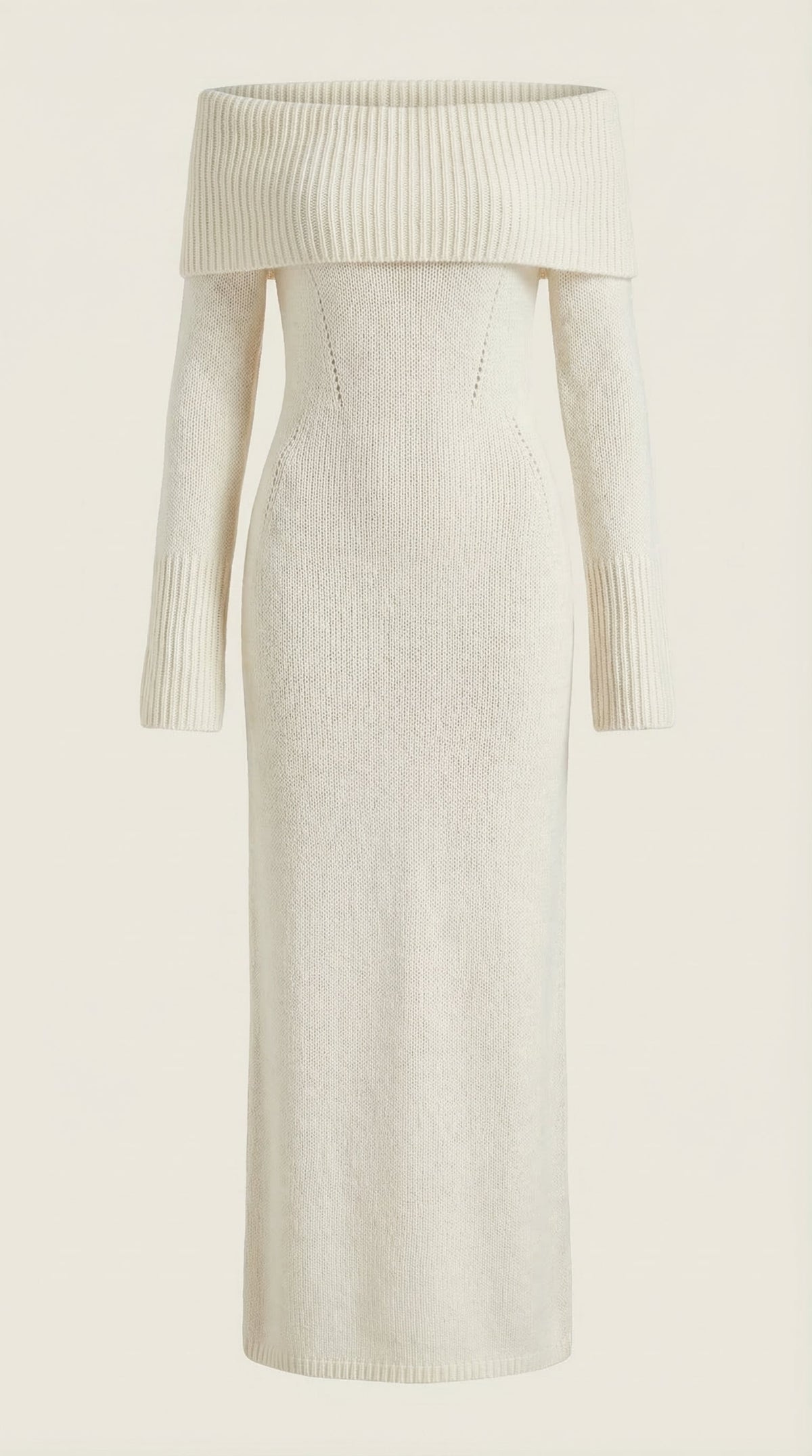 Ana Ambar™ | Vestido largo ajustado con hombros descubiertos de Quinlan
