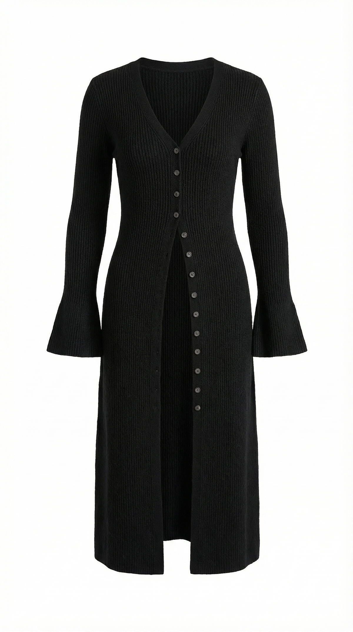 Ana Triana™ | Cárdigan Maxi de Punto 'Valerie' con Escote en Forma de V