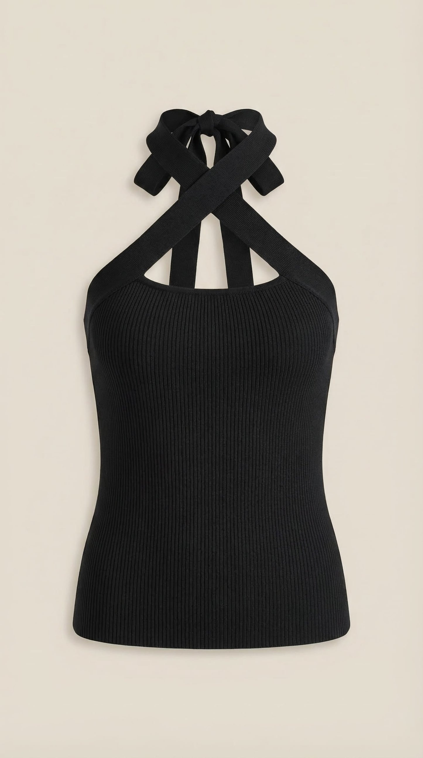 Anaïs Prudencia™ | Top Halter con tirantes entrecruzados