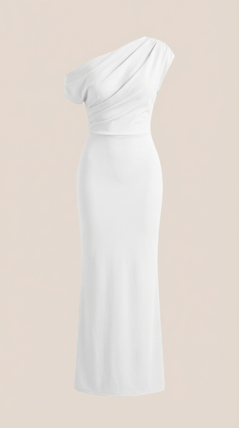 Sienna Tamara™ | Vestido Maxi de Un Solo Hombro