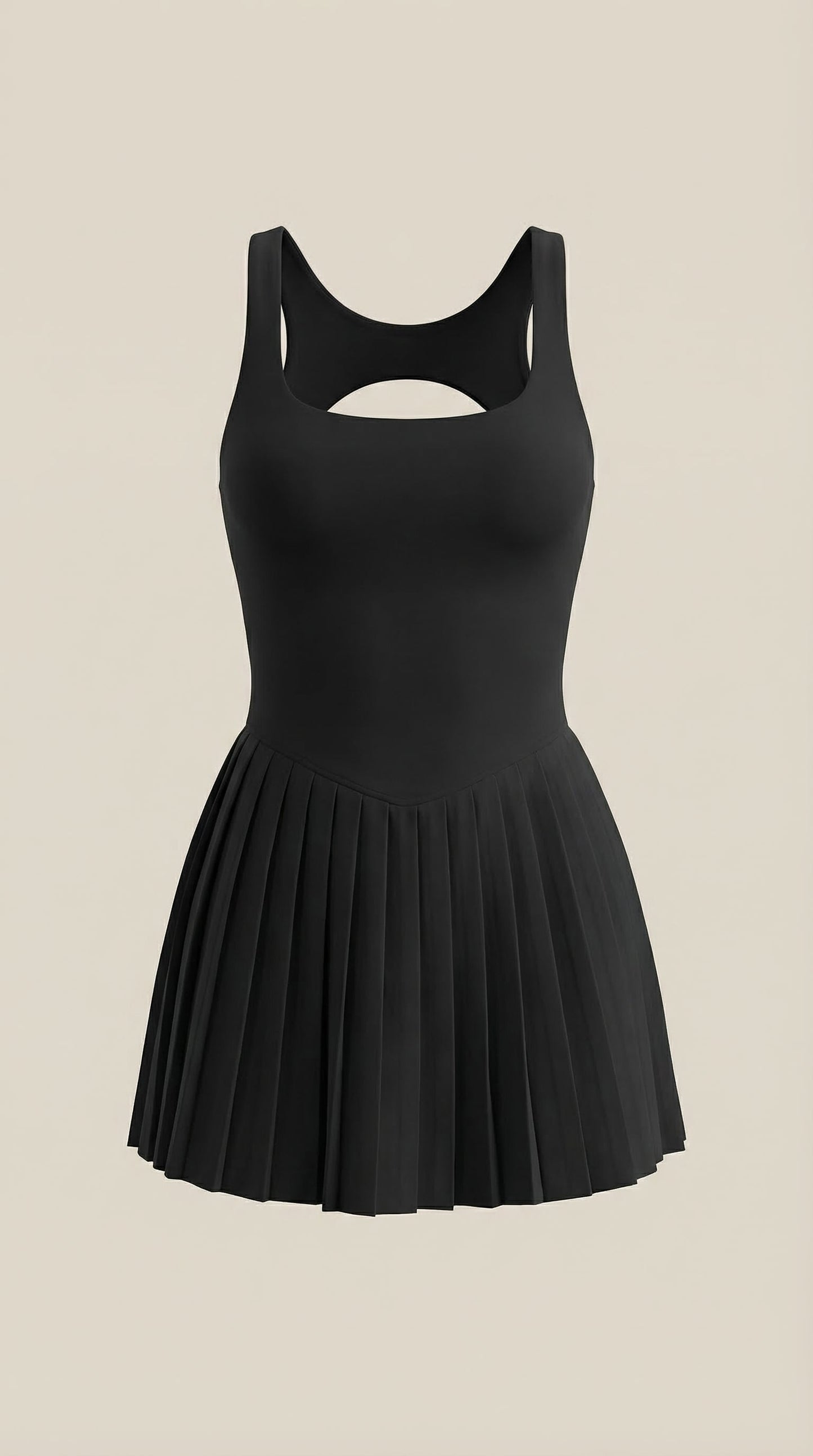 Rosa Remedios™ | Vestido Corto Plisado Deirdre
