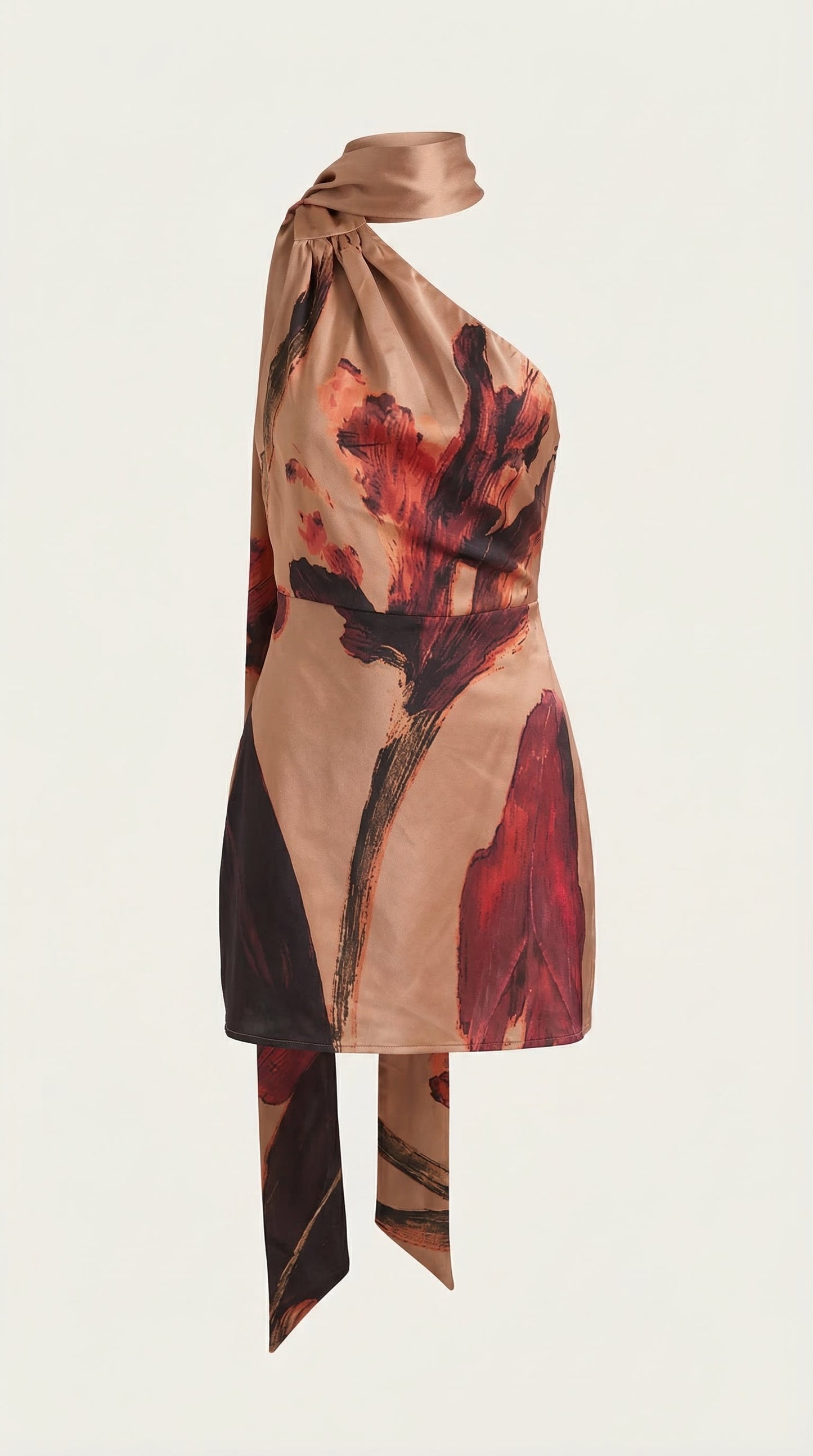 Ana Joaquina™ | Hattie Vestido Corto de Un Solo Hombro