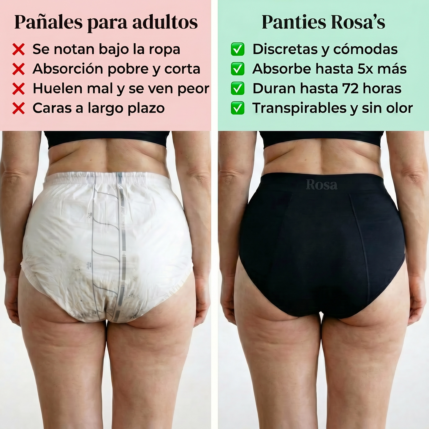 Anouk™ | calzones antifugas signature rosa