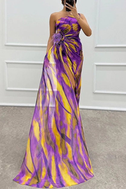 Eugenia™ | Vestido Vibrante con Drapado