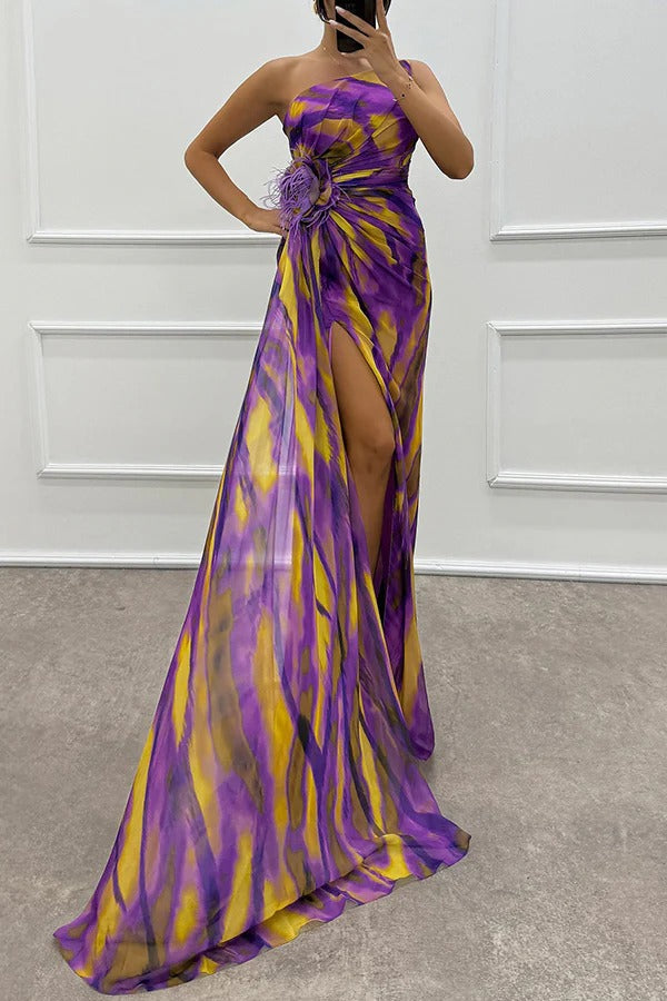 Eugenia™ | Vestido Vibrante con Drapado