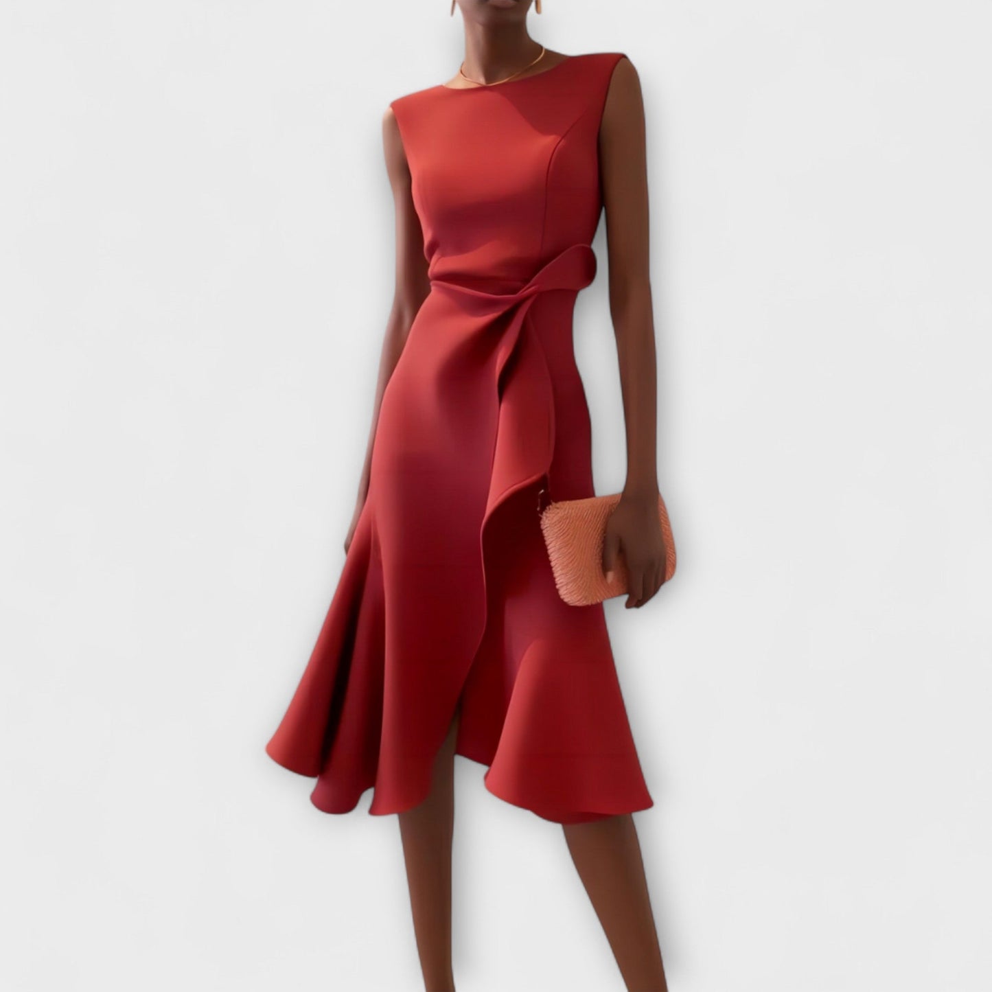Aura™ | Sofisticated Midi Dress