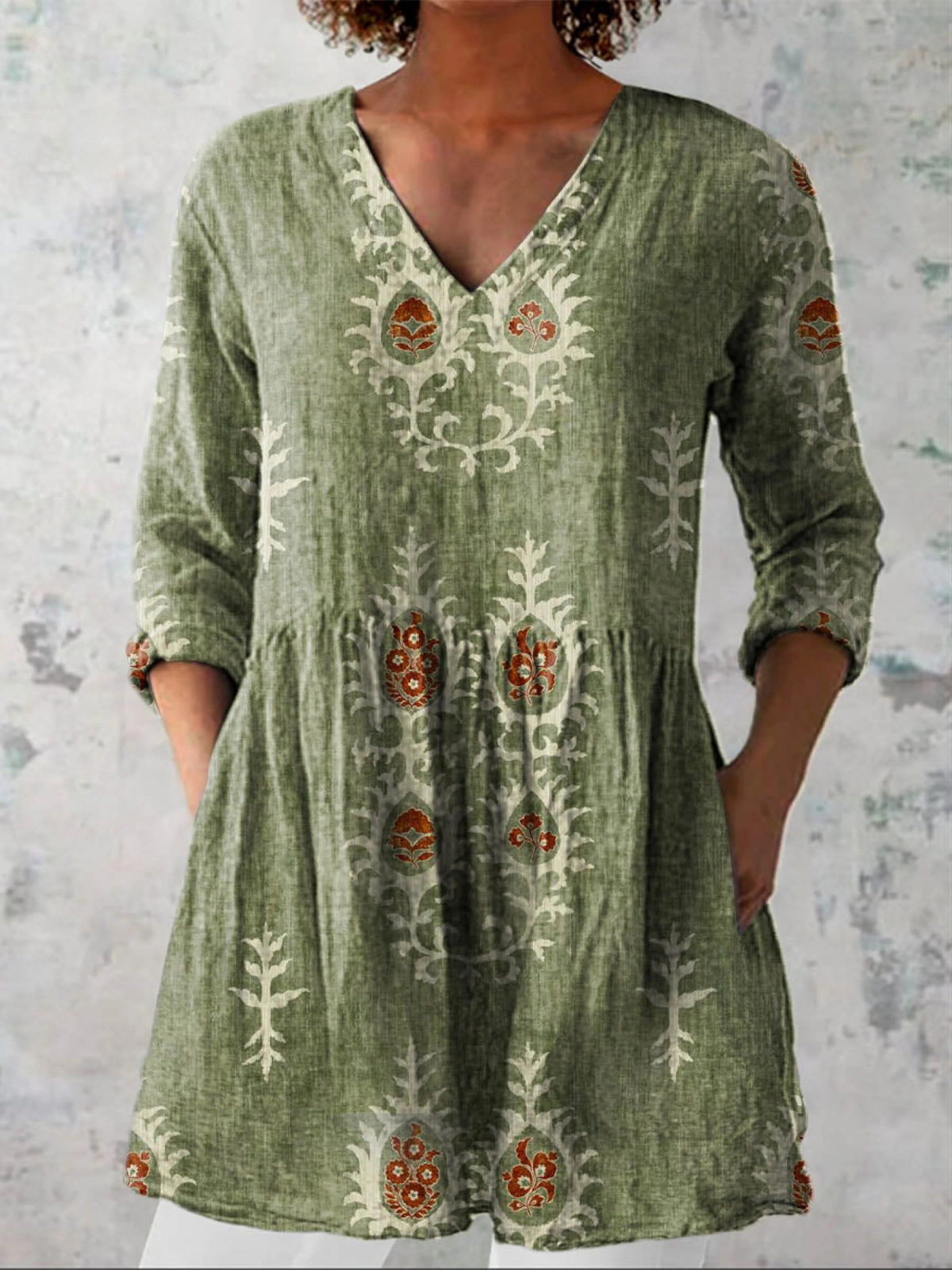 Paloma™ | Blusa Amplia con Diseño Vibrante