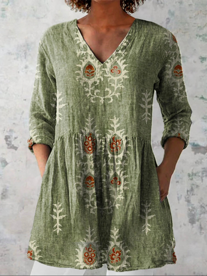 Paloma™ | Blusa Amplia con Diseño Vibrante
