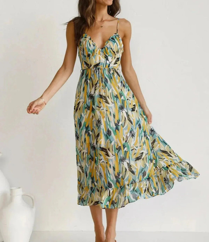 Ternura™ | Vestido Midi en Color Vibrante