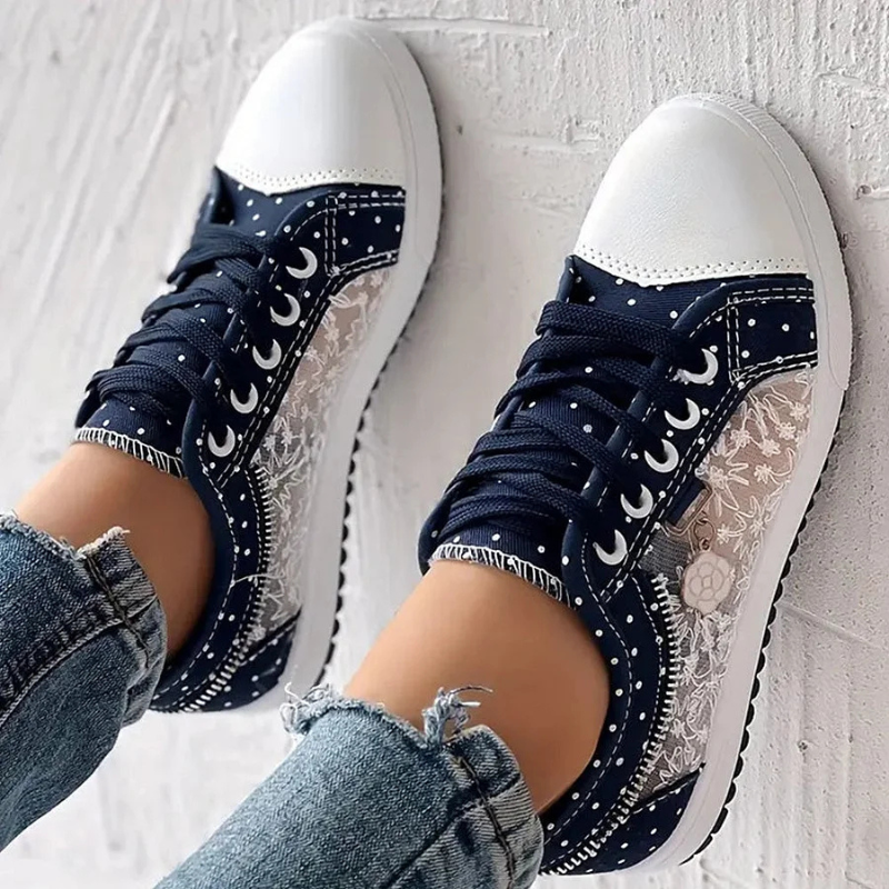 María Naia™ | Zapatillas Elegantes para Mujer con Detalles Florales