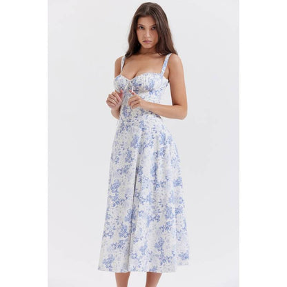 Verónica™ | Vestido Midi con Diseño de Corsé