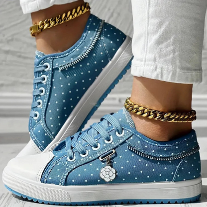 María Naia™ | Zapatillas Elegantes para Mujer con Detalles Florales