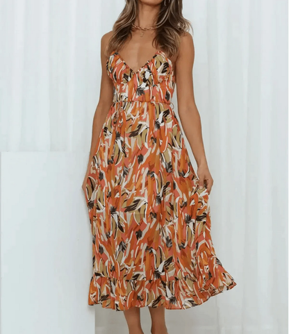 Ternura™ | Vestido Midi en Color Vibrante