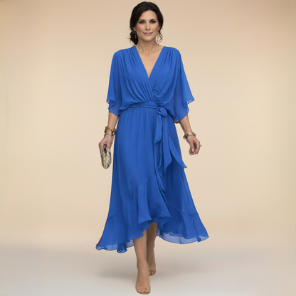 Bonanza™ | Vestido de Chiffon con Escote en V