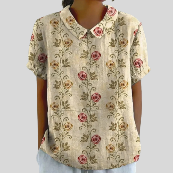 María Ainhoa™ | Blusa Floral Elegante y Cómoda