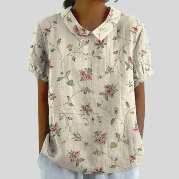 María Nahia™ | Blusa Floral Elegante y Cómoda