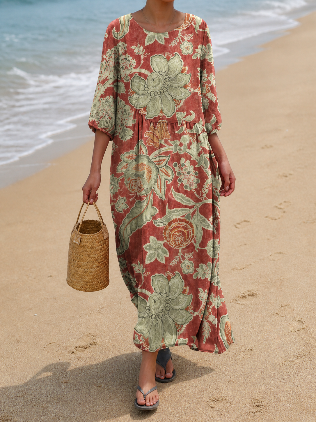 Carla™ | Vestido con diseño floral