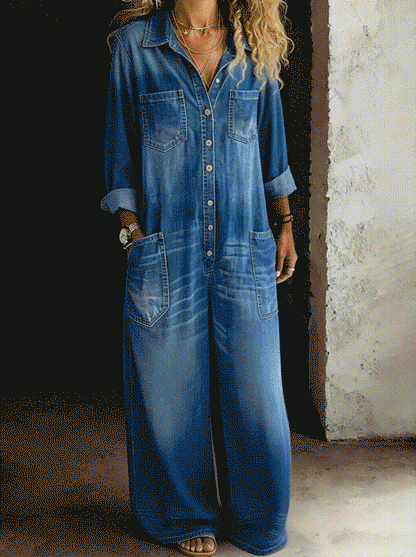Idoia™ | Mono denim cómodo y casual