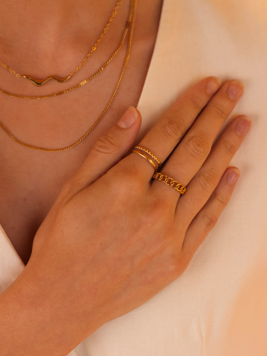 María Salvia™ | Anillo entrelazado elegante