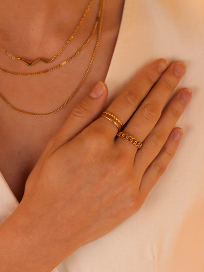 María Salvia™ | Anillo entrelazado elegante