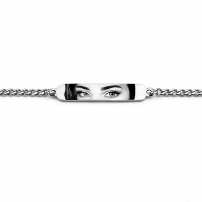 Valentina™ | Bracelet personnalisé avec photo gravée