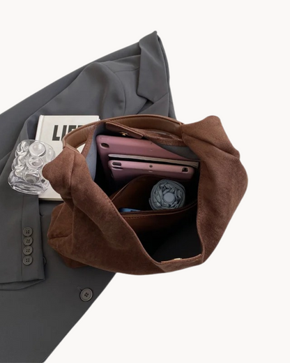 Louise™ | Bolso mano cuero lujo