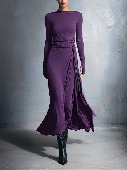 Luméa™ | Vestido largo fluido elegante