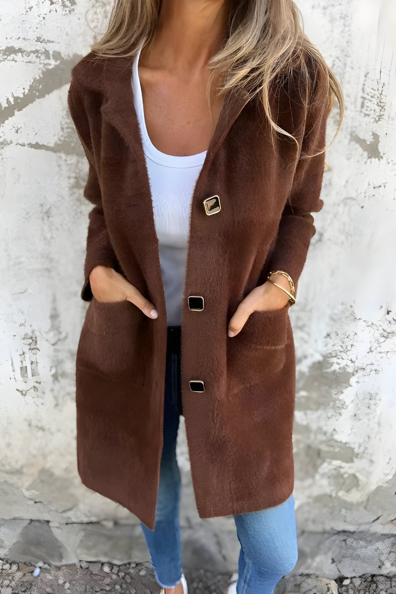 Maëdrine™ | Abrigo otoño cálido grueso