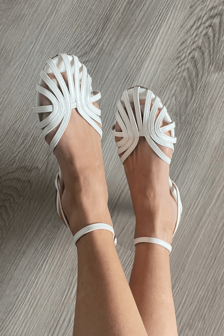 Pilar™ | Sandalias Joyas Doradas