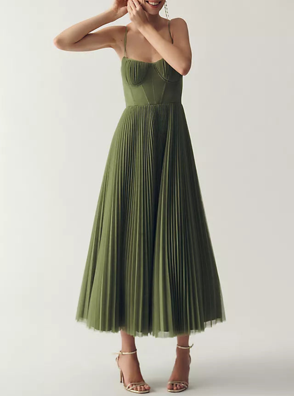 Melodía™ | Elegante vestido de tul drapeado