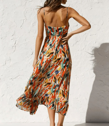 Ternura™ | Vestido Midi en Color Vibrante