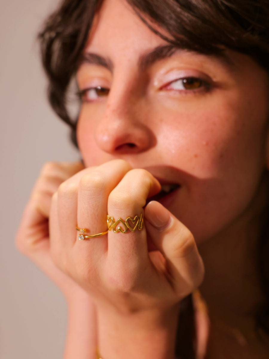 María Ilusión™ | Anillo Infinito Corazón